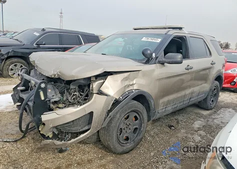 2018 Ford Explorer Police Interceptor from USA, damaged, VIN 1FM5K8AR0JGC43064